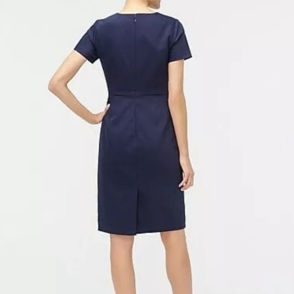 J. Crew Factory | Dresses | Jcrew Navy Vneck Cap Sleeve Sheath ...